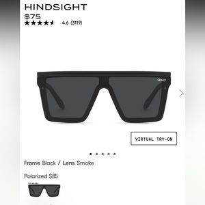 Quay “Hindsight” sunglasses